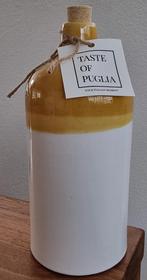 olijfolie fles Taste of Puglia keramiek - 500 ml - NIEUW, Keramiek, Overige typen, Nieuw, Ophalen of Verzenden