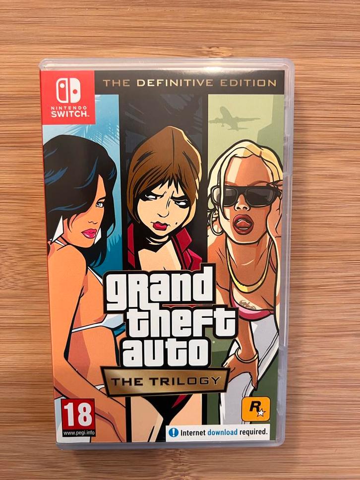 Grand Theft Auto: The Trilogy - Nintendo Switch, Spelcomputers en Games, Games | Nintendo Switch, Zo goed als nieuw, Avontuur en Actie