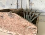 Vintage Franse duimstok (Duralumin) aluminium / koper 2 mtr, Ophalen of Verzenden