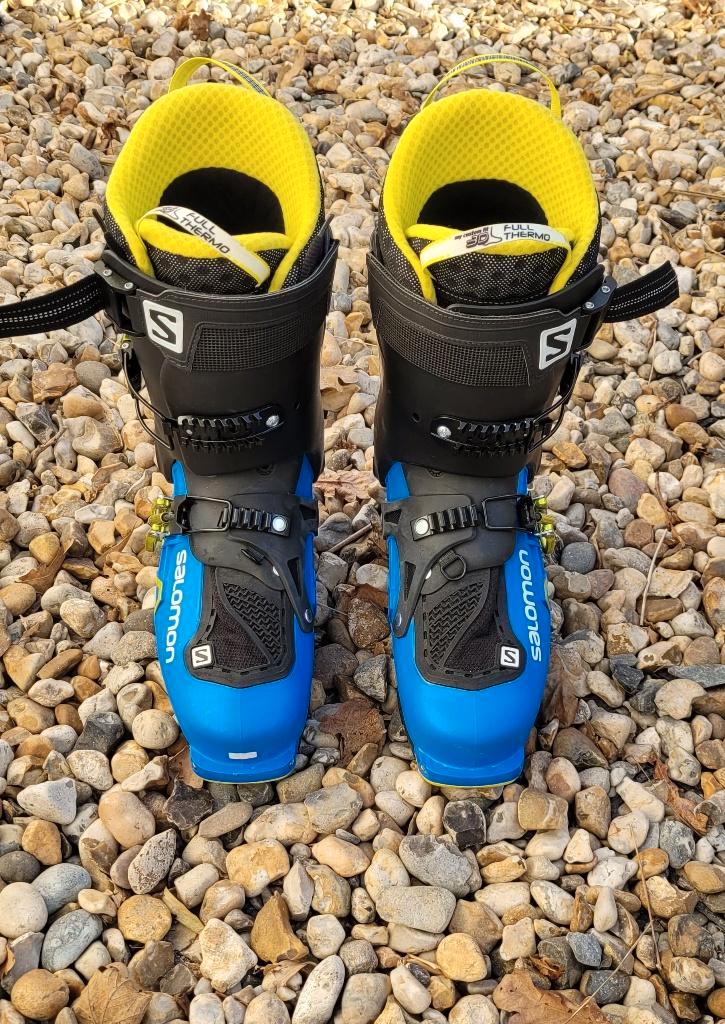 Salomon skischoenen, Sport en Fitness, Skiën en Langlaufen, Zo goed als nieuw, Schoenen, Skiën, Salomon, 160 tot 180 cm, Ophalen of Verzenden