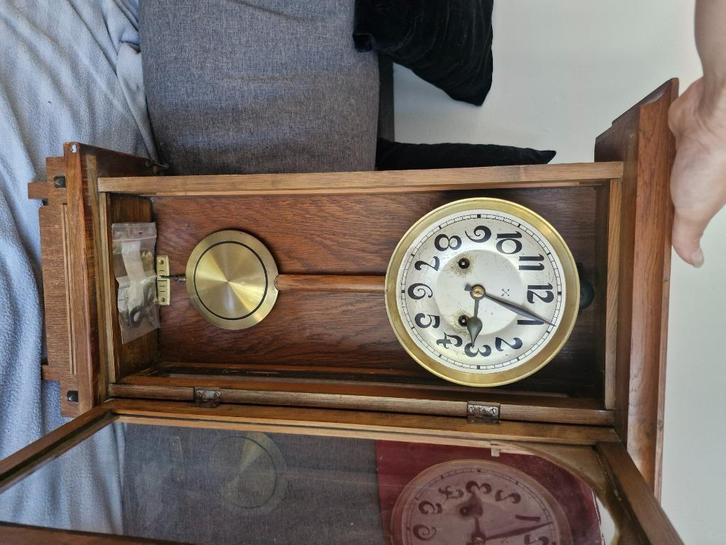 Antieke houten wandklok, Antiek en Kunst, Antiek | Klokken, Ophalen