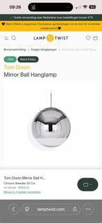 2 Tom Dixon Mirror Balls Plafondlampen, Ophalen, Gebruikt, 50 tot 75 cm