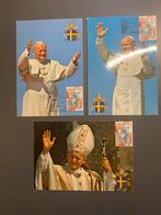 Paus Johannes Paulus II - Nederland 1985 ansichtkaarten, Ophalen of Verzenden, 1980 tot heden, Ongelopen