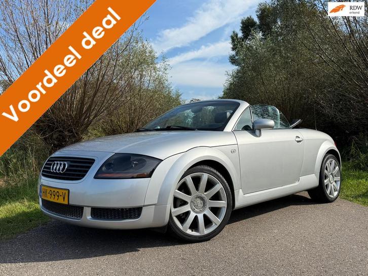Audi TT Roadster 1.8 5V Turbo | Leder | 1e Eigenaar | 18" Ve, Auto's, Audi, Bedrijf, Te koop, TT, ABS, Airbags, Airconditioning
