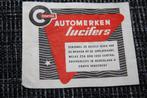 PAKETIKET    centra automerken  2, Verzamelen, Rookartikelen, Aanstekers en Luciferdoosjes, Gebruikt, Ophalen of Verzenden, Luciferdoosjes of -merken