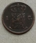 Nederland, 1 cent 1837, Postzegels en Munten, Munten | Nederland, Ophalen of Verzenden, Koning Willem I, 1 cent, Losse munt