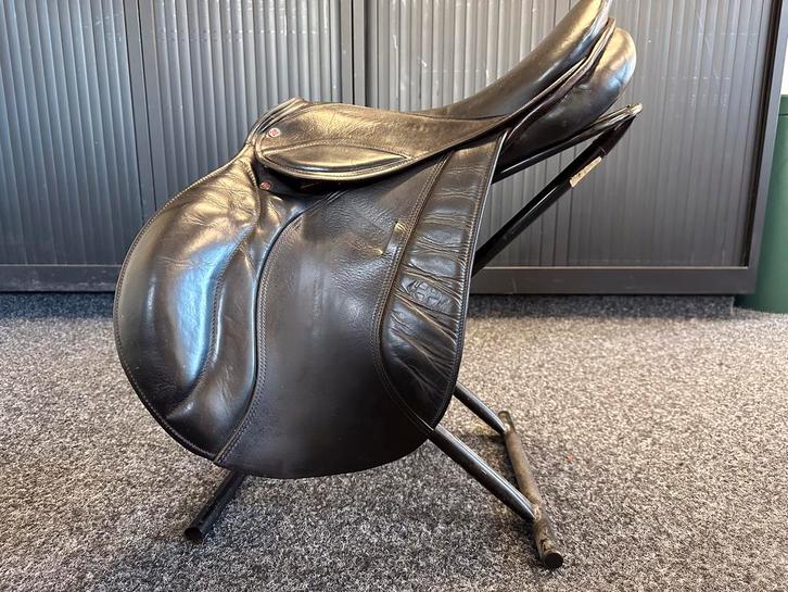 Lemetex springzadel 18” met MW boom, Dieren en Toebehoren, Paarden en Pony's | Zadels, Gebruikt, Springen, Ophalen of Verzenden