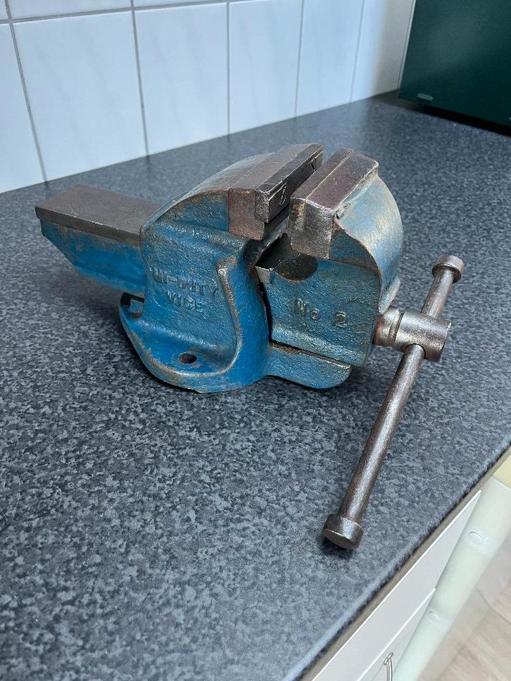 Paramo Hi-Duty vice No2 bankschroef 90 mm ., Doe-het-zelf en Verbouw, Werkbanken, Gebruikt, Bankschroef, Ophalen