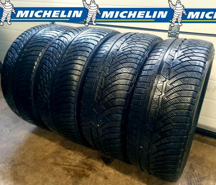 225 45 R18 + 245 40 R18 MICHELIN*WINTER* 7mm €100 P.S GEMONT, Auto-onderdelen, Banden en Velgen, Band(en), Winterbanden, 18 inch