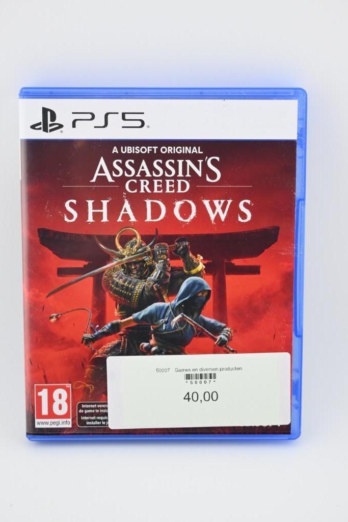 Assassin's Creed Shadows - Playstation 5, Spelcomputers en Games, Games | Sony PlayStation 5, Zo goed als nieuw, Ophalen of Verzenden