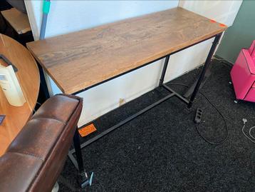 Sidetable 113x41 mangohout gietijzeren poten beschikbaar voor biedingen