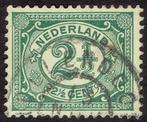 Nederland 1899, Cijfers, type Vürtheim 2½ cent., Verzenden, T/m 1940, Gestempeld