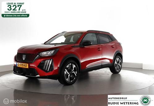 Peugeot 2008 1.2 100PK Allure 1/2leer|led|nav|dab|ecc|pdc|lm, Auto's, Peugeot, Bedrijf, Te koop, 360° camera, ABS, Achteruitrijcamera