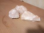 3 stukken rozenkwarts: 2 kg, Ophalen of Verzenden, Mineraal