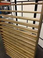 Roomdivider / kamerscherm hardhout 244x90cm, rechte latten, Onbekend, Ophalen of Verzenden, Zo goed als nieuw, Onbekend