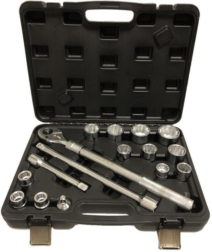 Dopset 16dlg Truck Telescopisch Nieuw, Auto diversen, Autogereedschap, Nieuw, Ophalen of Verzenden