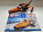 LEGO City 60178 snelheidsrecordauto – Compleet - met boekje!, Ophalen of Verzenden, Zo goed als nieuw