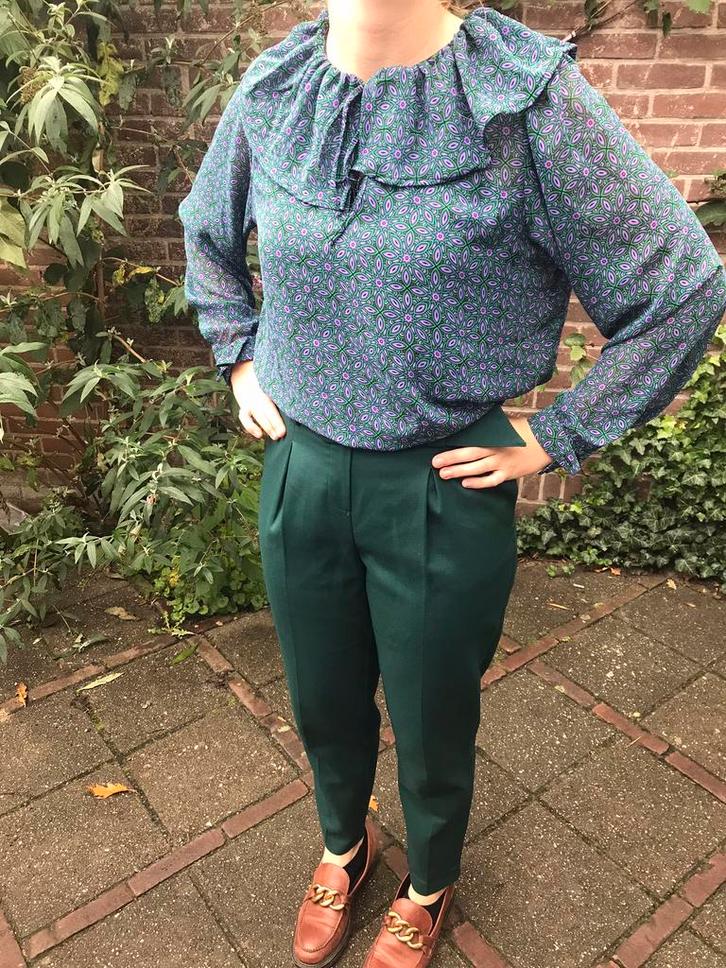Blouse maat M, Kleding | Dames, Blouses en Tunieken, Zo goed als nieuw, Maat 38/40 (M), Groen, Ophalen of Verzenden
