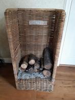 Haardhout mand op wielen, Huis en Inrichting, Ophalen of Verzenden, Zo goed als nieuw