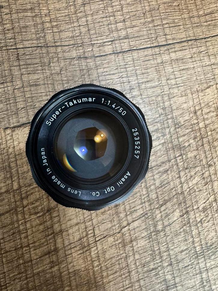 Super-Takumar 50mm F1.4 (Asahi Pentax), Audio, Tv en Foto, Fotografie | Lenzen en Objectieven, Gebruikt, Standaardlens, Ophalen of Verzenden