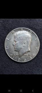 Zilveren half en quarter dollar., Postzegels en Munten, Munten | Amerika, Ophalen, Noord-Amerika, Zilver