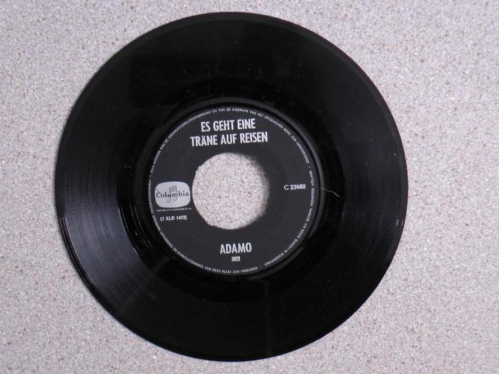 Adamo - Es geht eine Träne auf reisen VINYL SINGLE, Cd's en Dvd's, Vinyl Singles, Gebruikt, Single, Pop, 7 inch, Ophalen of Verzenden