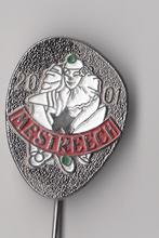 Carnaval Mestreech 2001 Maastricht speldje, Verzamelen, Speldjes, Pins en Buttons, Gebruikt, Niet vindbaar, Niet vindbaar, Speldje of Pin