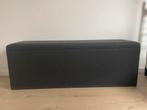 Antraciete hocker/bedkoffer/voetenbank van swiss sense, Huis en Inrichting, Slaapkamer | Matrassen en Bedbodems, Ophalen, Zo goed als nieuw
