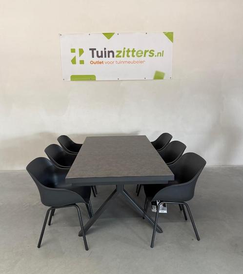 Hartman Sophie Rondo Elegance 7-delige Diningset, Tuin en Terras, Tuinsets en Loungesets, Nieuw, Tuinset, Aluminium, 4 zitplaatsen