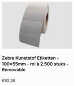 Rol papieren etiketten (compatible met Zebra), Onbekend, Nieuw, Ophalen of Verzenden, Onbekend