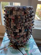 Kunst vaas fairtrade wereldwinkel, Kunststof, Wit, Ophalen of Verzenden, Zo goed als nieuw