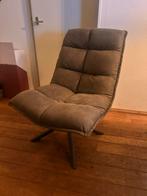 fauteuil met voetenbank, Ophalen, 75 tot 100 cm, Zo goed als nieuw, Metaal