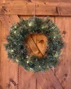Set van 2 KERST kransen met led verlichting en 2 guirlandes, Diversen, Kerst, Ophalen, Nieuw