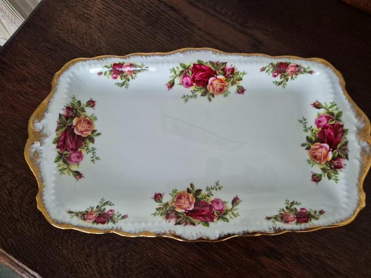 Royal Albert - cakeschaal - Old Country Rose, Antiek en Kunst, Antiek | Servies los, Ophalen of Verzenden