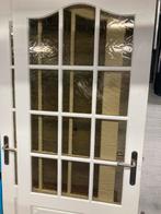 2 Meranti Hardhouten Stompe Deuren - Links & Rechts, Gebruikt, 80 tot 100 cm, Binnendeur, Ophalen of Verzenden