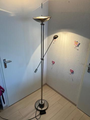 Vintage Vloerlamp met Leeslamp Relux Milano Italy Dimbaar beschikbaar voor biedingen