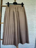 Vintage plisse rok, Kleding | Dames, Rokken, Ophalen of Verzenden, Zo goed als nieuw, Bruin, Onder de knie