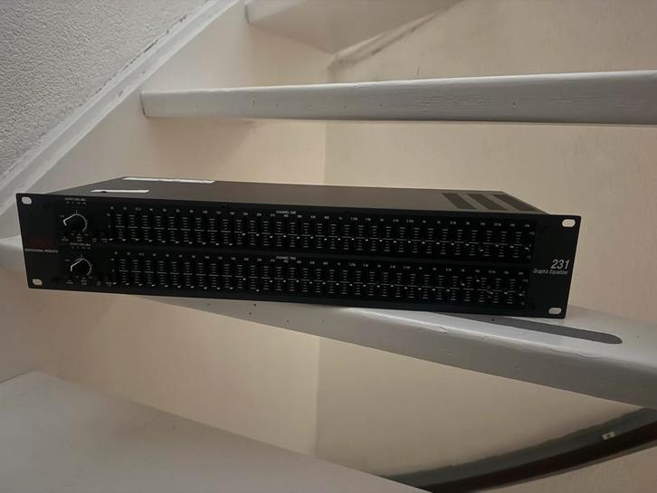 DBX 231 grafische equalizers, zie omschrijving, Muziek en Instrumenten, Effecten, Gebruikt, Equalizer, Ophalen