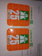 2x Zwitserland vignet met bon, Tickets en Kaartjes, Autovignetten, Twee personen