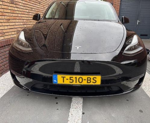 Tesla Model Y 2023 Zwart Gereserveerd, Auto's, Tesla, Particulier, Model Y, Elektrisch, SUV of Terreinwagen, Automaat, Origineel Nederlands