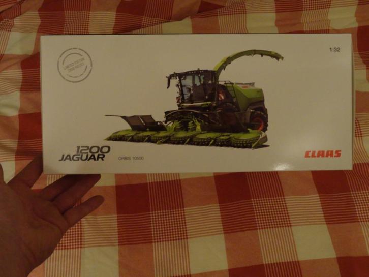 Marge Models Claas Jaguar 1200 + Orbis 10500 Agritechnica, Hobby en Vrije tijd, Modelauto's | 1:32, Nieuw, Tractor of Landbouw