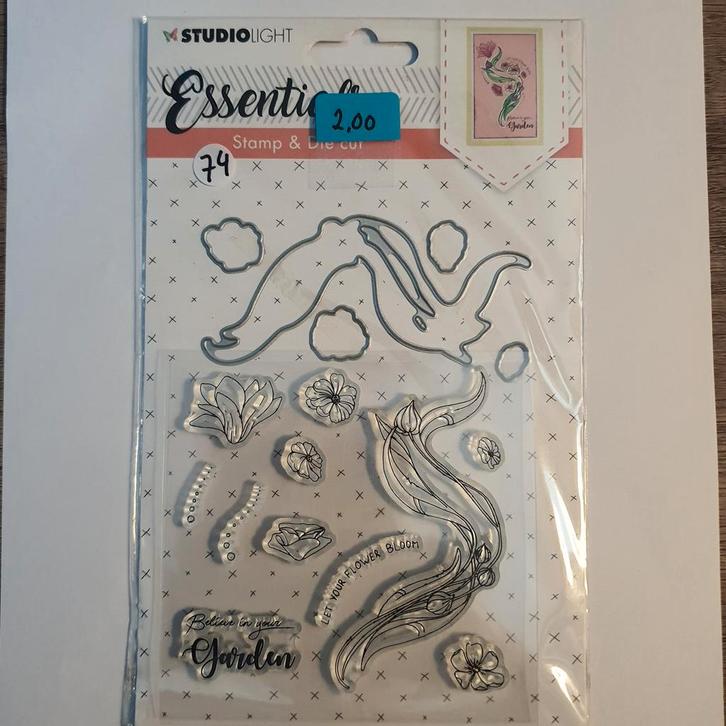 Studio Light Essentials Stempel & Die Cut Set, Hobby en Vrije tijd, Stempelen, Nieuw, Clearstamp, Ophalen of Verzenden