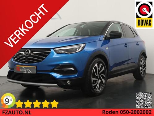 Opel Grandland X 1.2 Turbo Ultimate - Automaat - Navigatie -, Auto's, Opel, Bedrijf, Te koop, Grandland X, 360° camera, ABS, Airbags