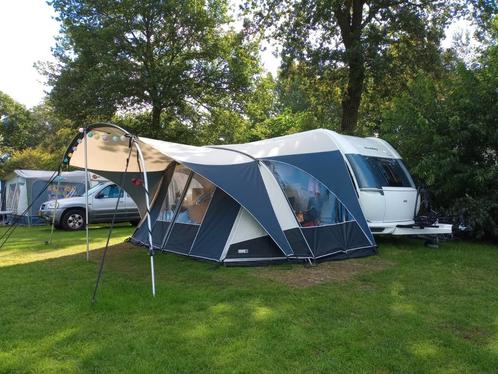 Hobby 390 SF On Tour compleet met voortent en fietsendrager, Caravans en Kamperen, Caravans, Particulier, tot en met 4, Treinzit