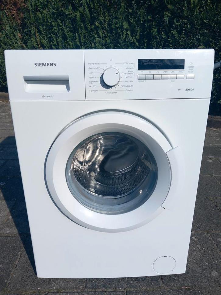 Wasmachine Siemens, Witgoed en Apparatuur, Wasmachines, Gebruikt, Voorlader, 6 tot 8 kg, 85 tot 90 cm, 1200 tot 1600 toeren, Energieklasse A of zuiniger