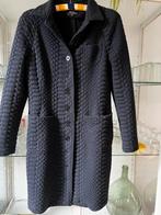 ML collections 42 L blauw halflang jasje afkledend, Blauw, Maat 42/44 (L), Ophalen of Verzenden, Jasje