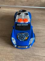 Leuke stoere blauwe auto met race geluid, Ophalen of Verzenden, Zo goed als nieuw