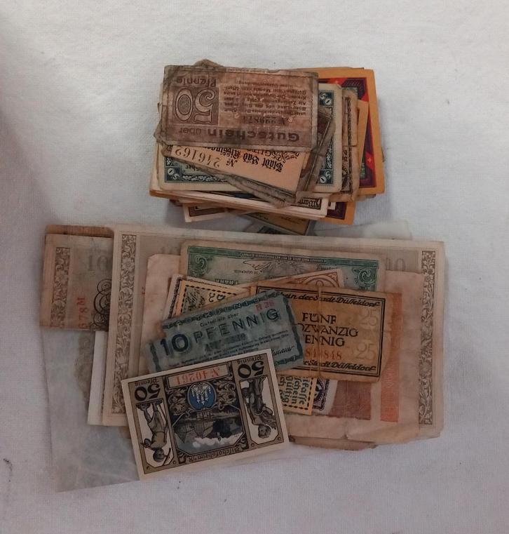 Div. Duits noodgeld, Postzegels en Munten, Bankbiljetten | Europa | Niet-Eurobiljetten, Setje, Duitsland, Ophalen of Verzenden