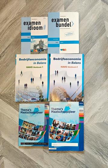€8,-p/b Nieuw: HAVO Engels Bedrijfseconomie Maatschappijleer beschikbaar voor biedingen