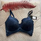 Hunkemöller NOIR BH maat 75E, Hunkemöller, Ophalen of Verzenden, Blauw, BH